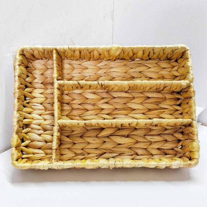 Rectangular Woven Storage Tray Bowlift