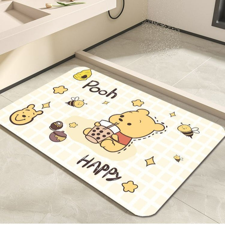 Playful Cartoon-Themed Doormat Bowlift