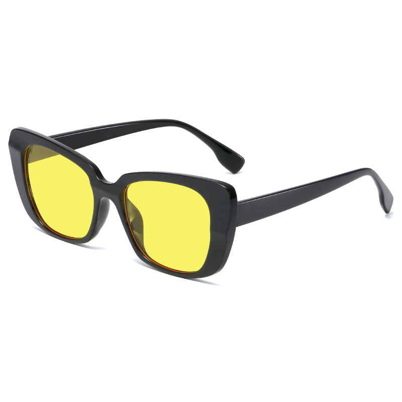 Ladies fashionable square sunglasses with comfortable wearing sensation Bowlift
