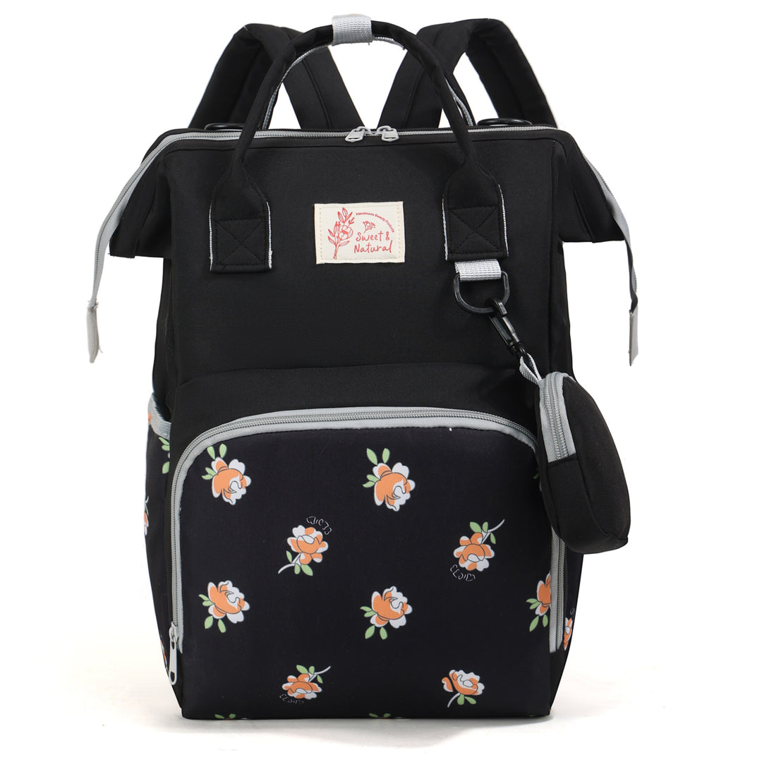 Stylish Floral Pattern Backpack Bowlift