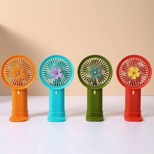 Creative Cartoon-Themed Handheld Fan Bowlift