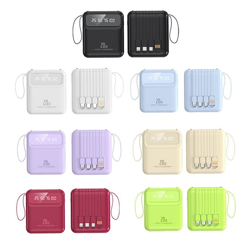 Portable power bank with integrated multifunction charging technology Bowlift