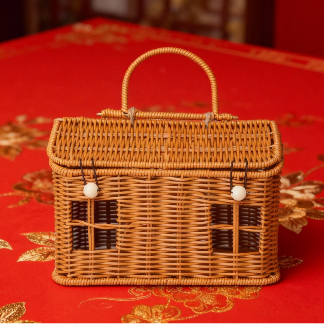 Ladies Handmade Picnic Basket Bowlift