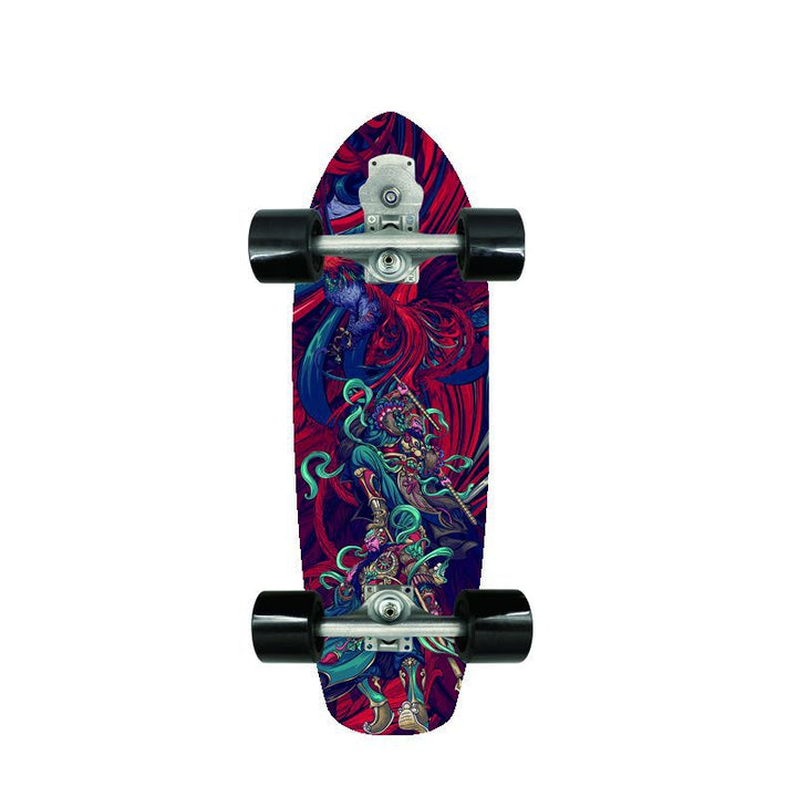 Retro-Inspired Mini Cruiser Skateboard Bowlift