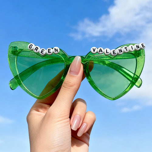 Playful Cat-Eye Sunglasses with Bead Accents Bowlift