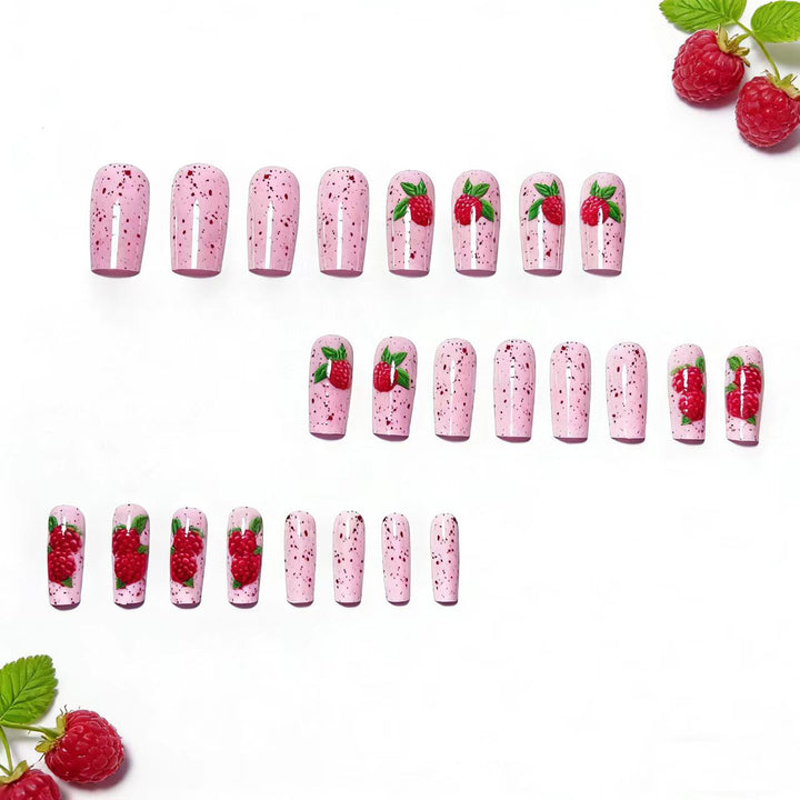 3D Raspberry Nail Art Bowlift