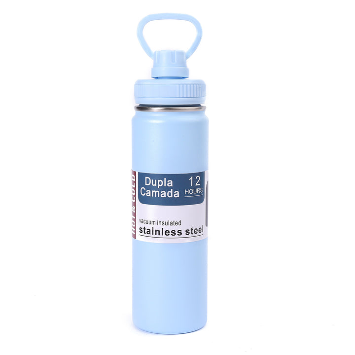 Ladies stainless steel vacuum water bottle with ergonomic handle Bowlift
