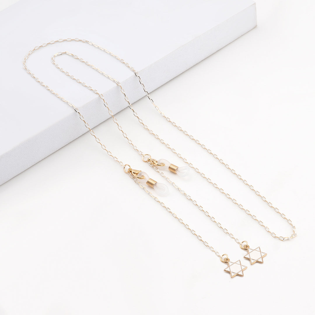Elegant Geometric Glasses Chain Bowlift