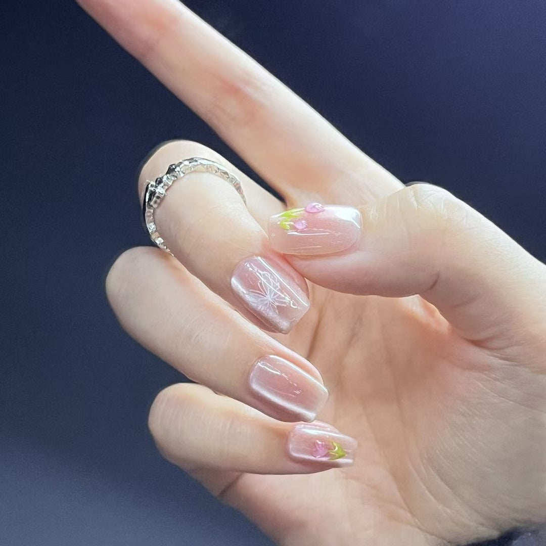Artistic Ombre Nail Design Bowlift