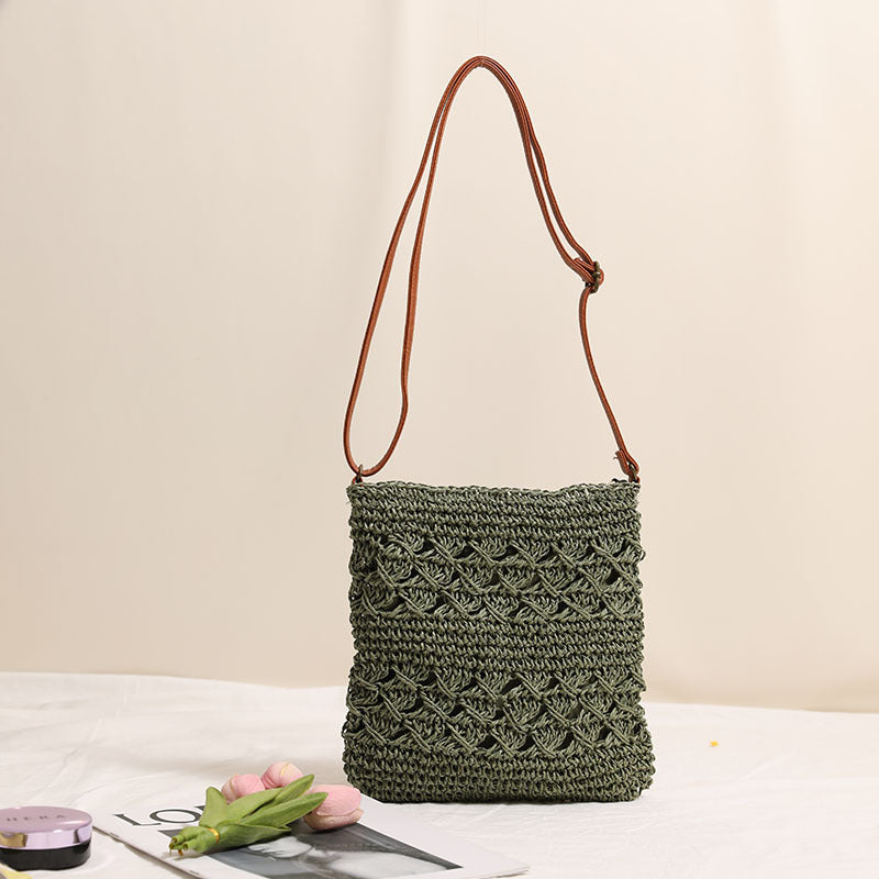 Hand-knotted shoulder bag in elegant design Bowlift