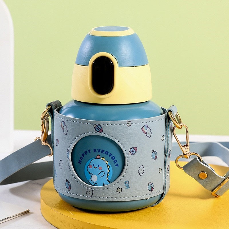 Ladies Insulated Water Bottle with Cute Animal Design Bowlift