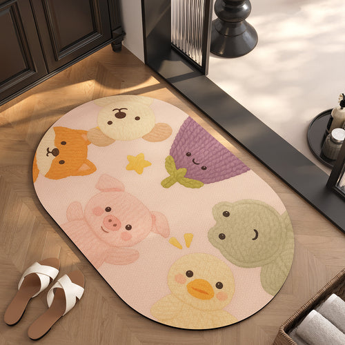 Playful Animal-Themed Area Rug