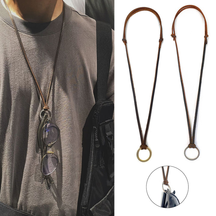 Stylish Leather Eyewear Holder Bowlift