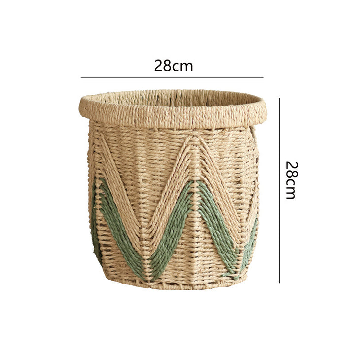 Decorative Handwoven Storage Basket Bowlift