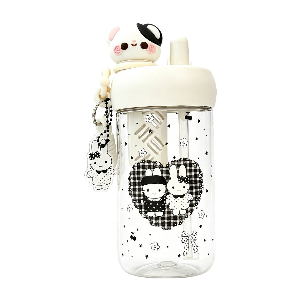 Ladies drinking bottle with funny design Bowlift