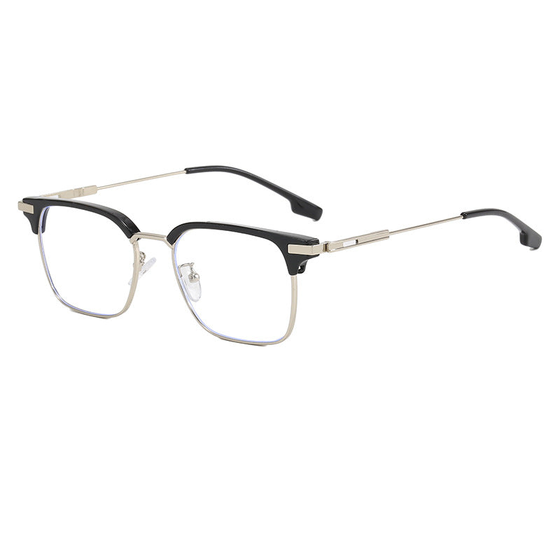 Women's square sunglasses with lightweight metal frame and wide temples Bowlift
