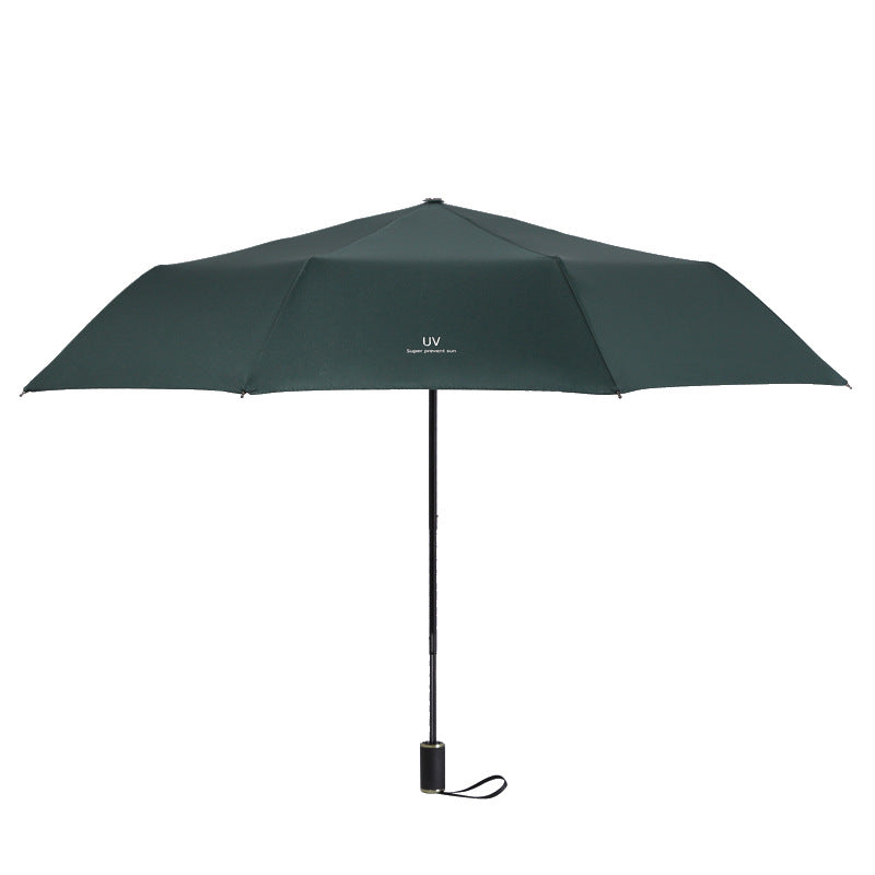 Women's Folding Umbrella with UV Protection and Sturdy Frame Bowlift