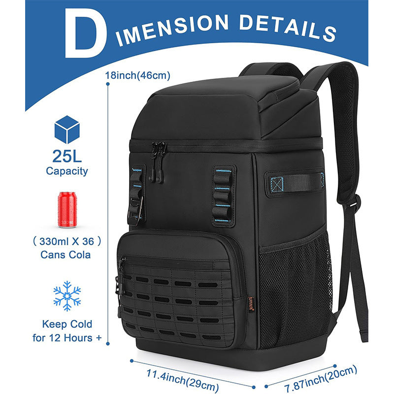 Multifunctional cooler bag with insulating interior compartment Bowlift