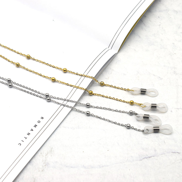 Premium Silver Chain Eyewear Chain Bowlift