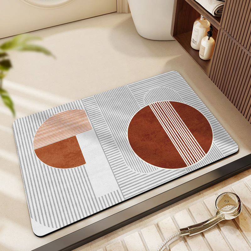 Decorative Bathroom Mat Bowlift