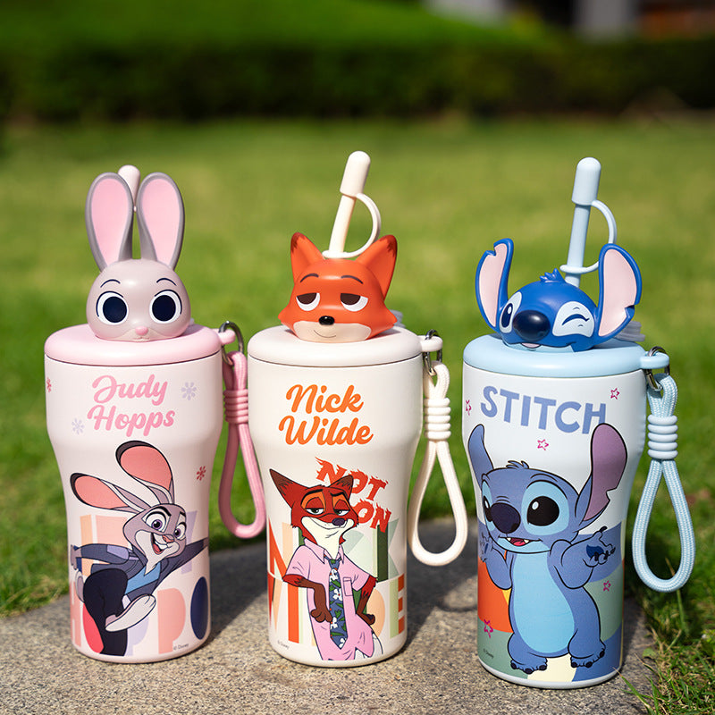 Ladies drinking cup with interactive Stitch lid Bowlift