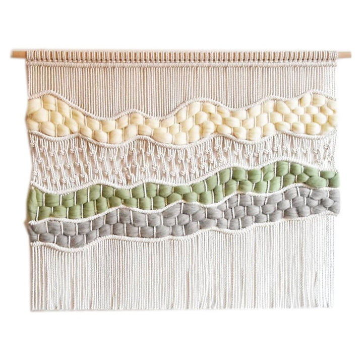 Woven Macrame Wall Tapestry Bowlift