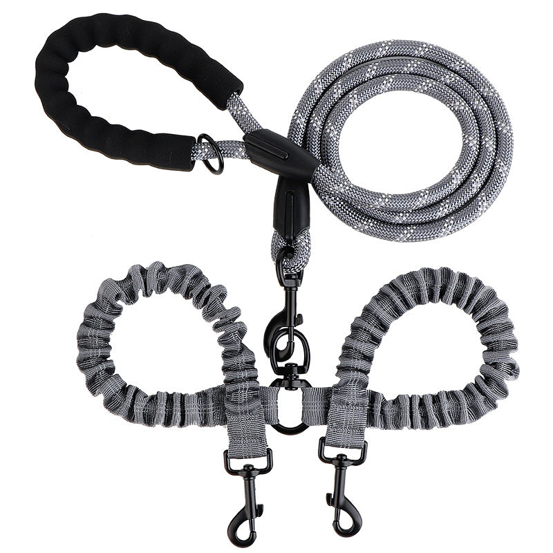 Bungee Training Dog Leash with Dual Handle