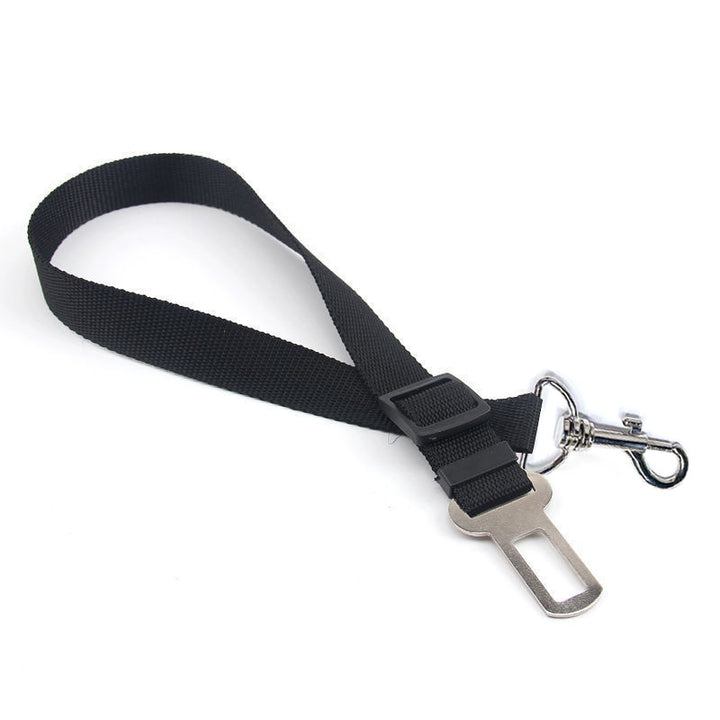 Adjustable Vehicle Dog Seatbelt Tether with Swivel Clip Bowlift