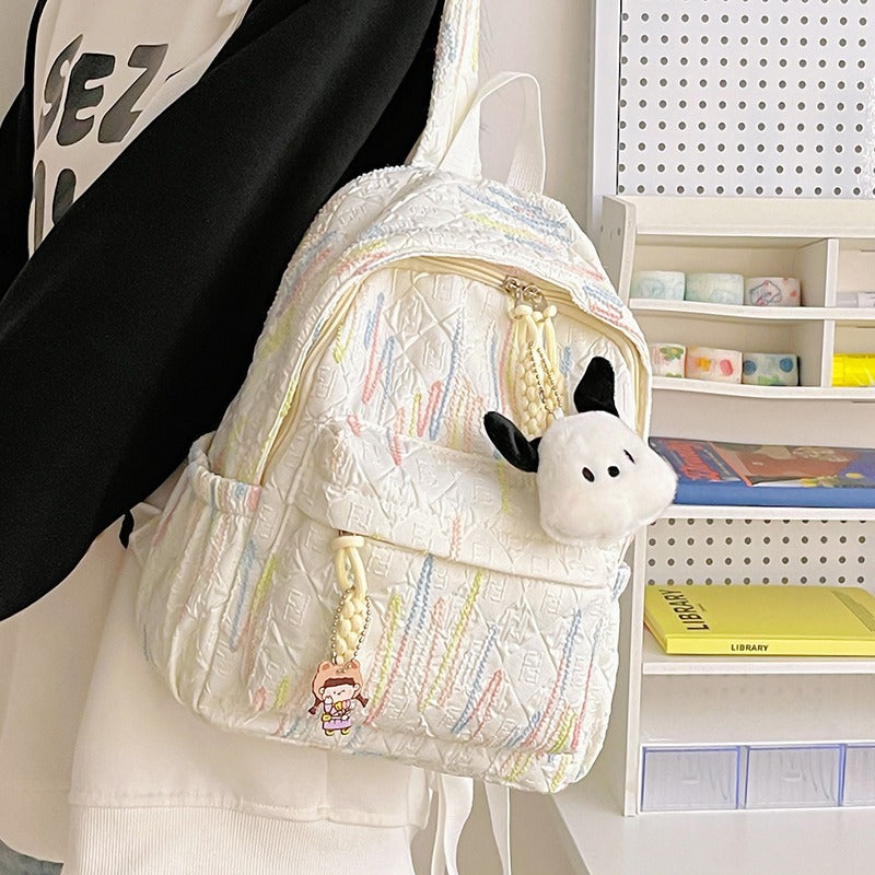 Backpack with Sparkling Details Bowlift