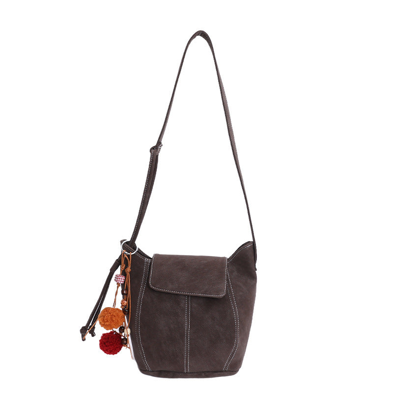Minimalist Bucket Shoulder Bag Bowlift