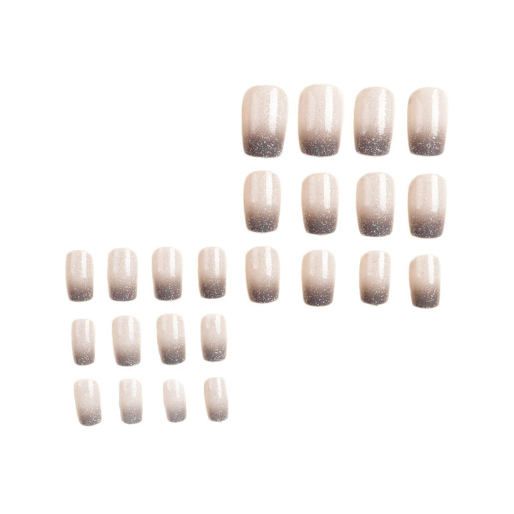 Glitter Ombre Press-On Nail Art Bowlift