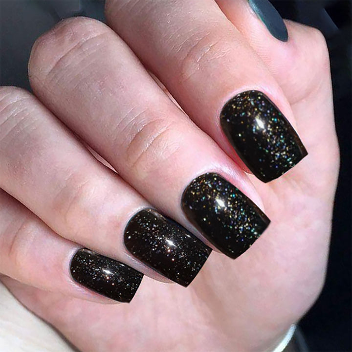 Sparkling Glitter Press-On Nails Bowlift