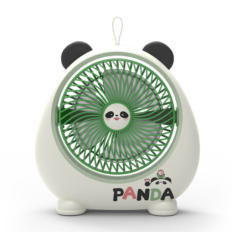 Ladies Portable Hand Fan with Stylish Panda Design Bowlift