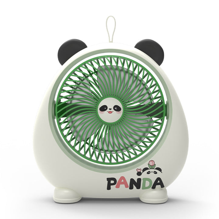 Ladies Portable Hand Fan with Stylish Panda Design Bowlift