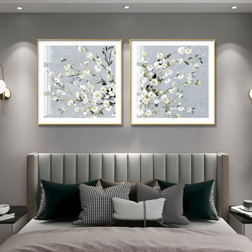 Elegant Flower Wall Art Set