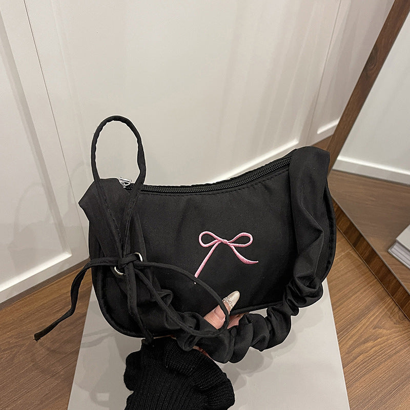 WoElegant Bow-Embellished Crossbody Bag Bowlift