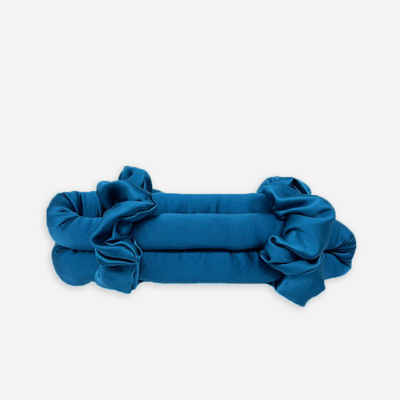 Elegant Lace-Trimmed Hair Wrap