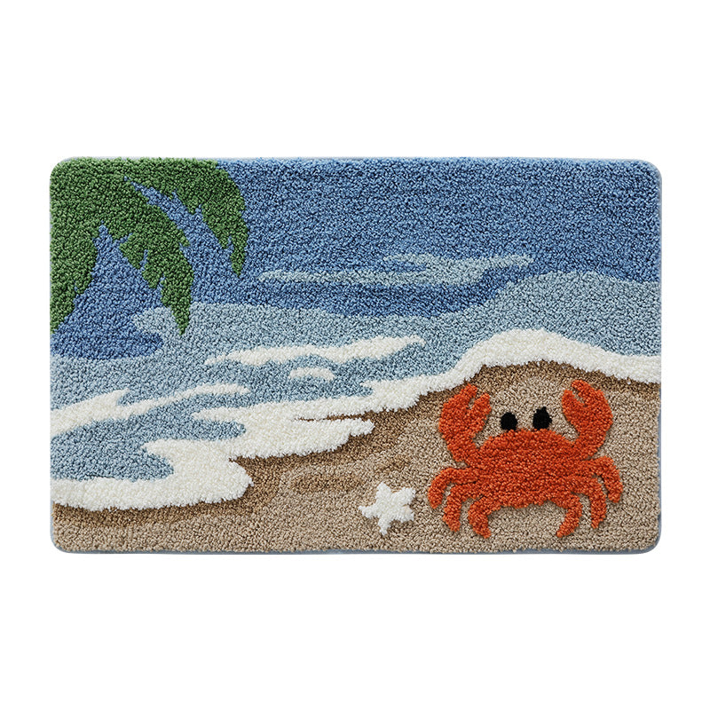 Playful Dog-Themed Bath Mat Bowlift