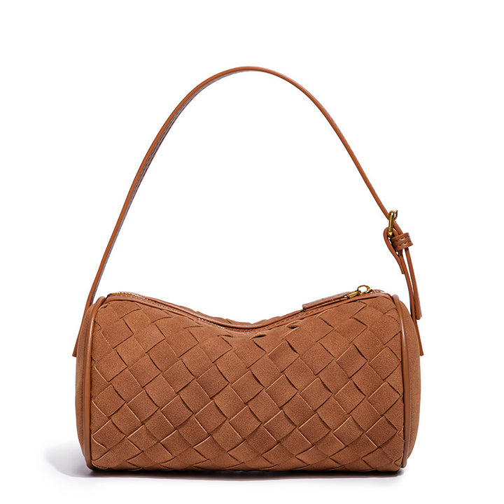 Braided Suede Handbag Bowlift