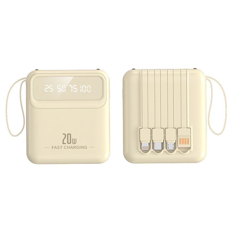 Portable power bank with integrated multifunction charging technology Bowlift
