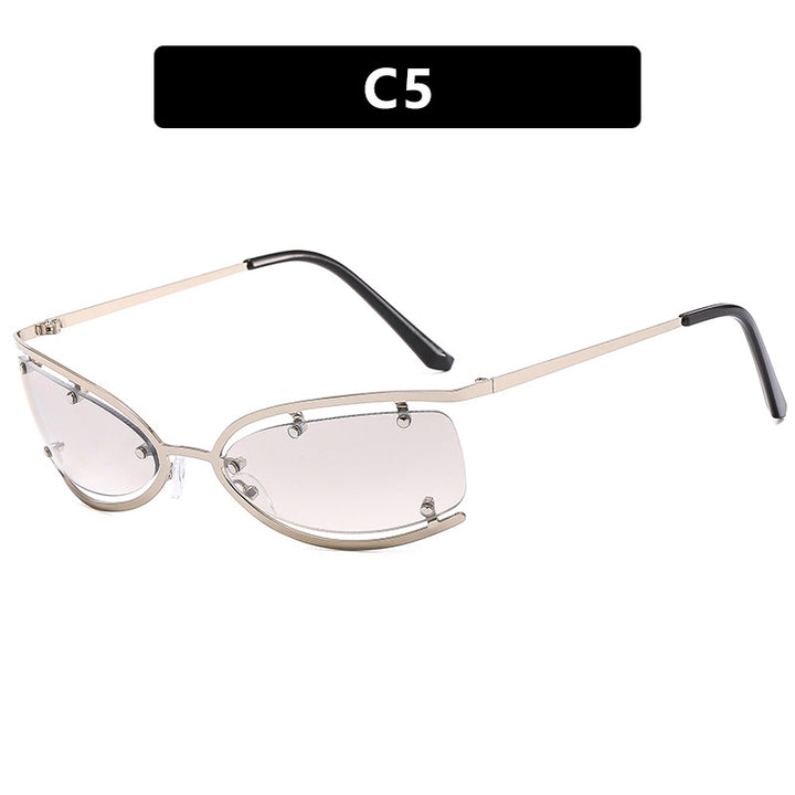 Women Cat-Eye Sunglasses with Luxurious Accents and Protective UV Filter Bowlift
