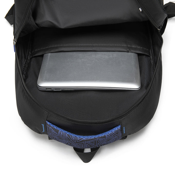 Stylish Geometric Print Backpack Bowlift