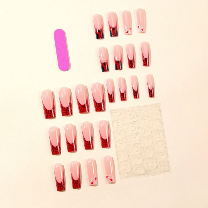 Spider-Man Inspired 3D Nail Art Extensions Bowlift