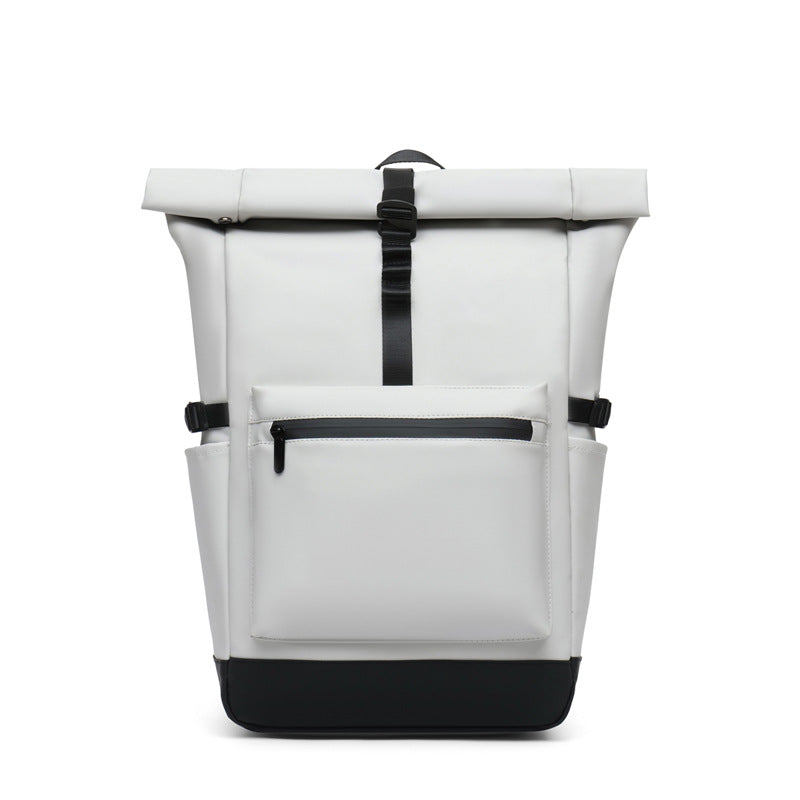 Stylish Roll-Top Waterproof Backpack Bowlift