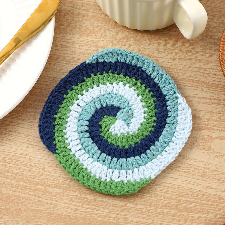 Crochet Spiral Coaster Bowlift