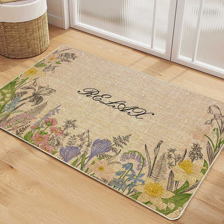 Floral Inspirational Area Rug
