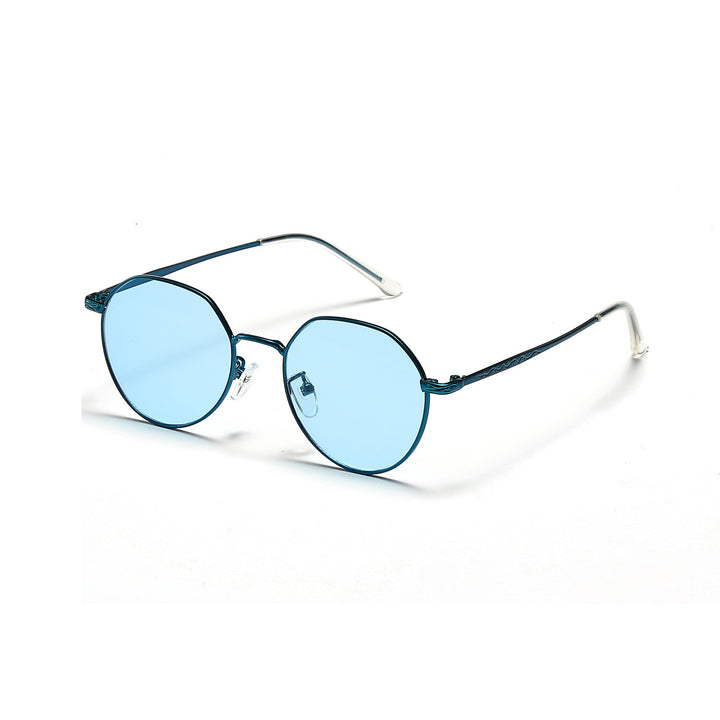 Women's round glasses with delicate metal frame Bowlift