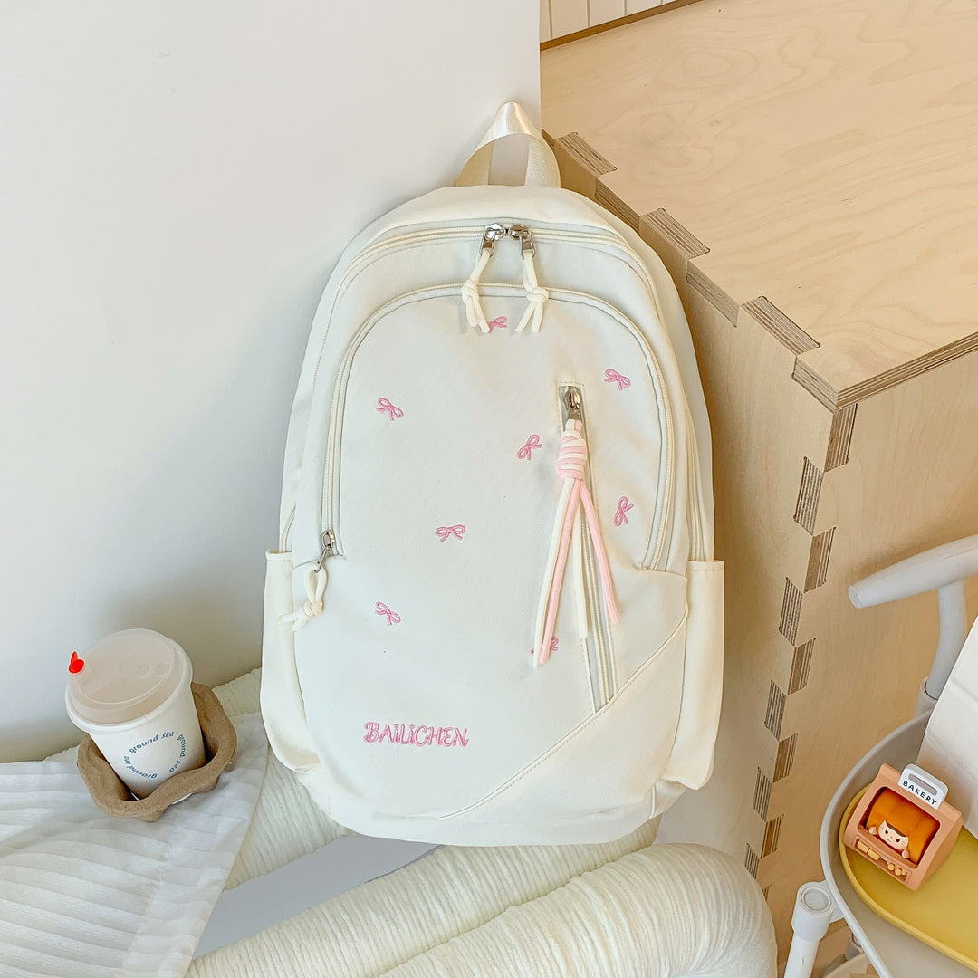 Stylish Embroidered Backpack