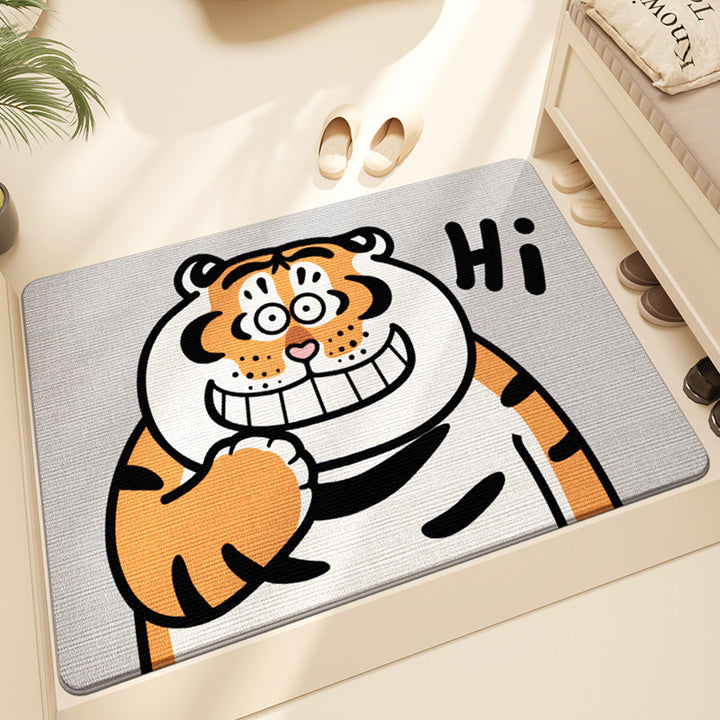 Cartoon Character Entry Mat Bowlift