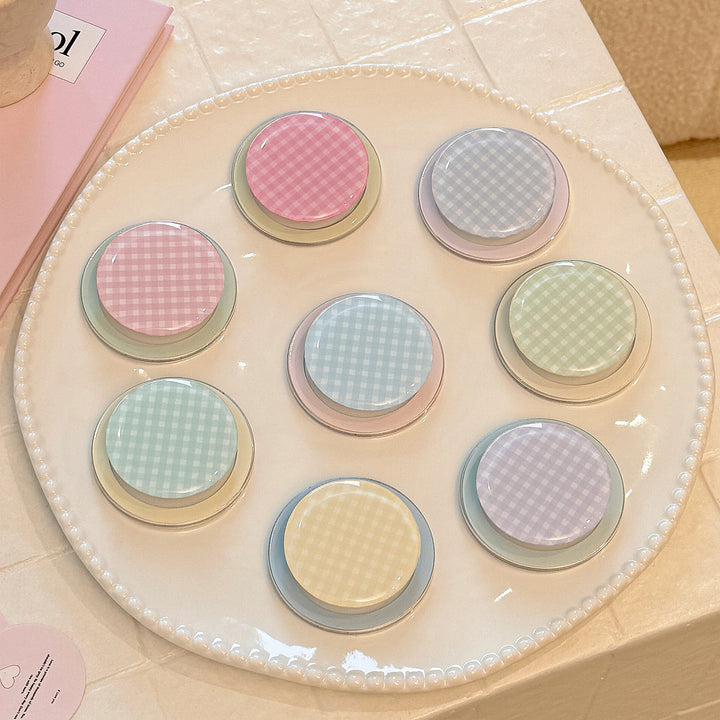 Practical glass coaster with checkered pattern Bowlift